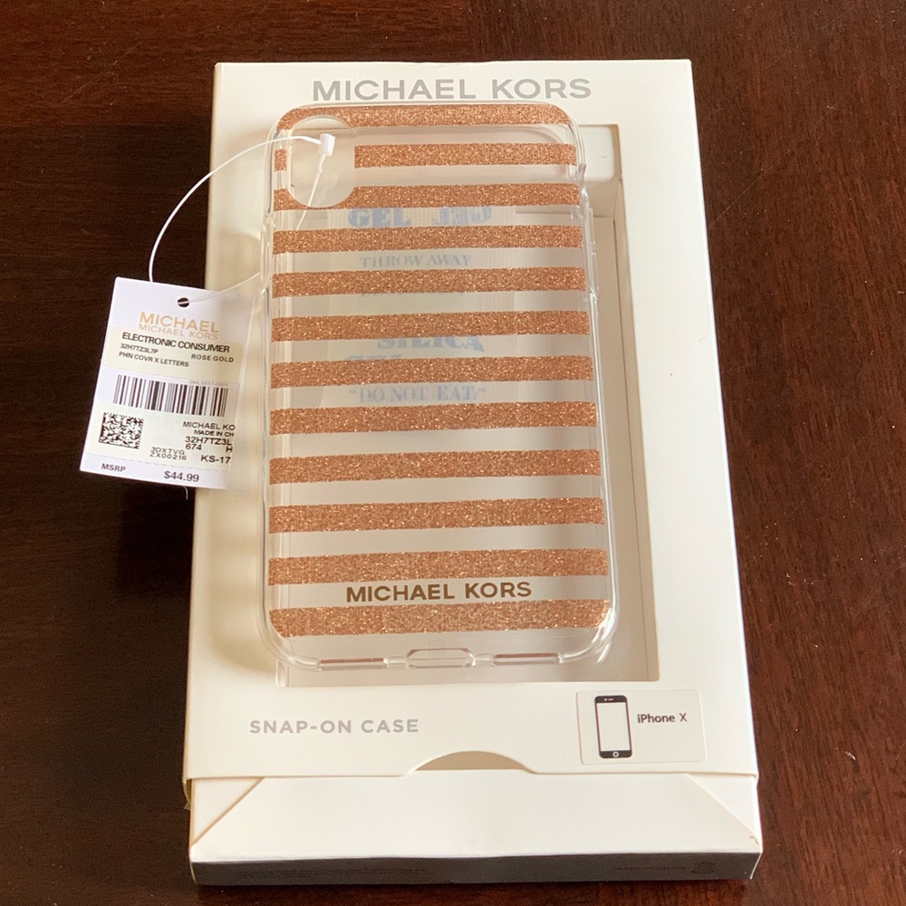 Michael Kors Rose Gold iPhone X Case 📱